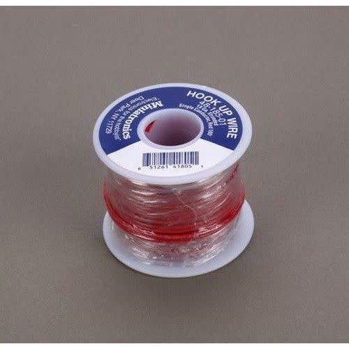 4818501 18 Gauge Stranded Single Conductor Wire - 100' 30m Red