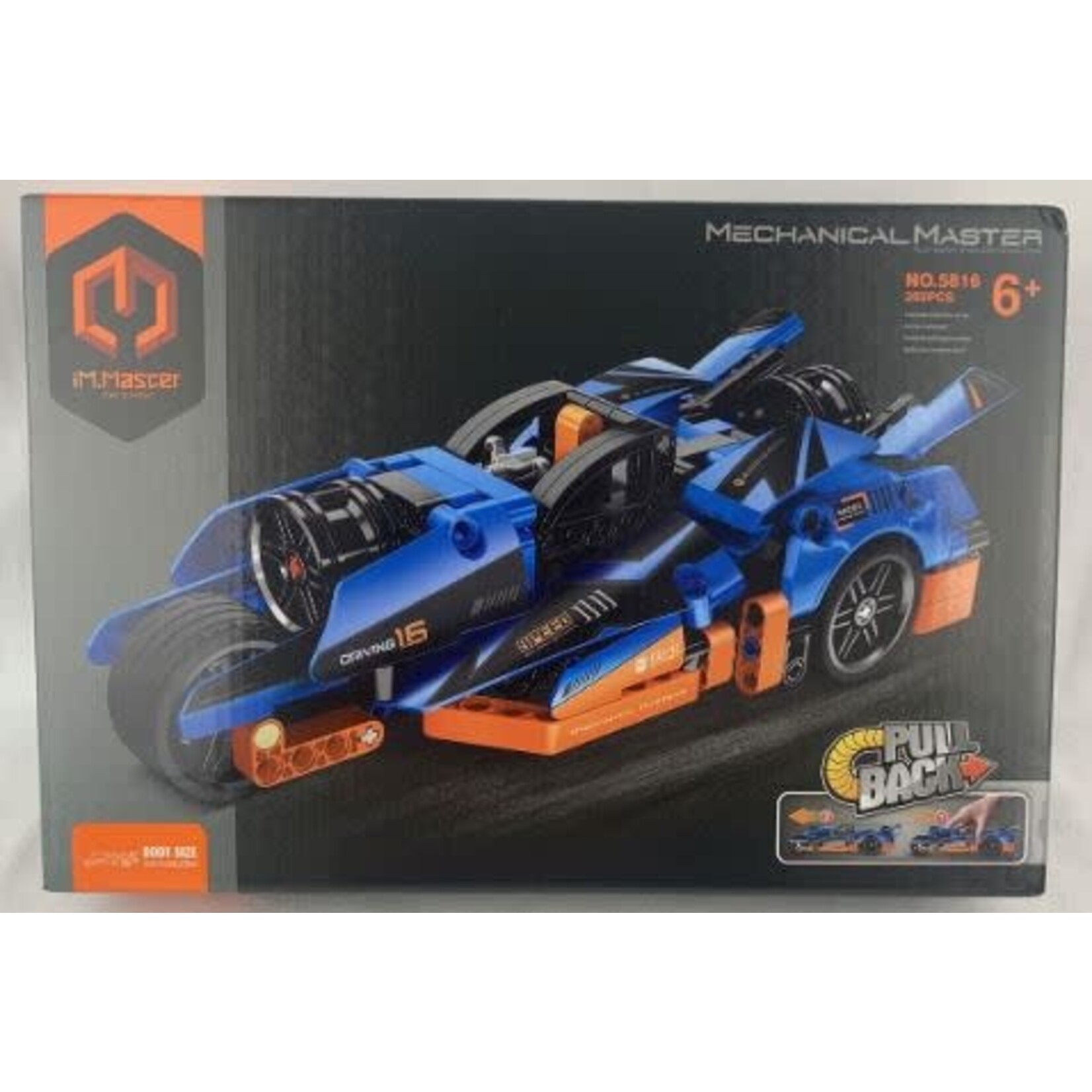 Qihui 5816 Tech Bricks Pull-Back Motorbike
