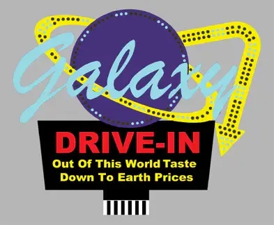 8981 Galaxy Drive-In Lighted Billboard