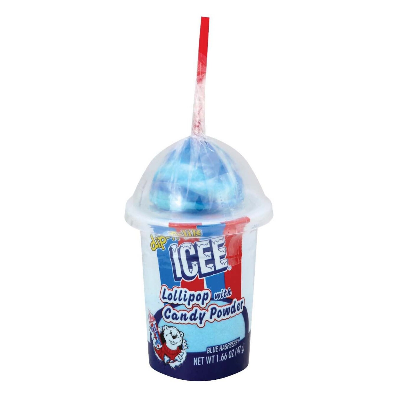 Candy Icee Lollipop with Candy Powder