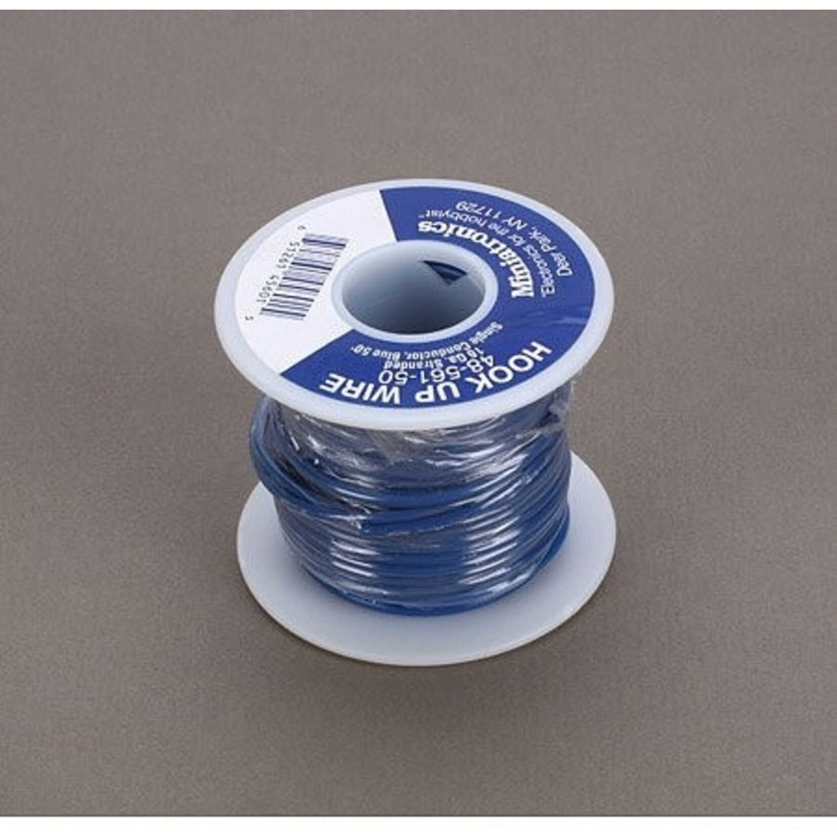 Miniatronics 4856150 16 Gauge Flexible Single Stranded Conductor Blue - 50'