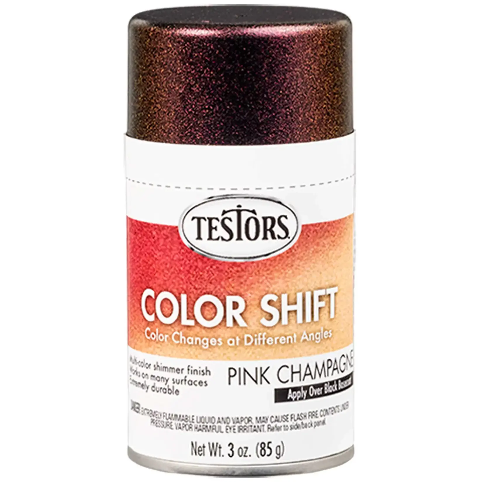 TESTORS 352457 PINK CHAMPAGNE COLOR SHIFT SPRAY PAINT 3 OZ. CAN