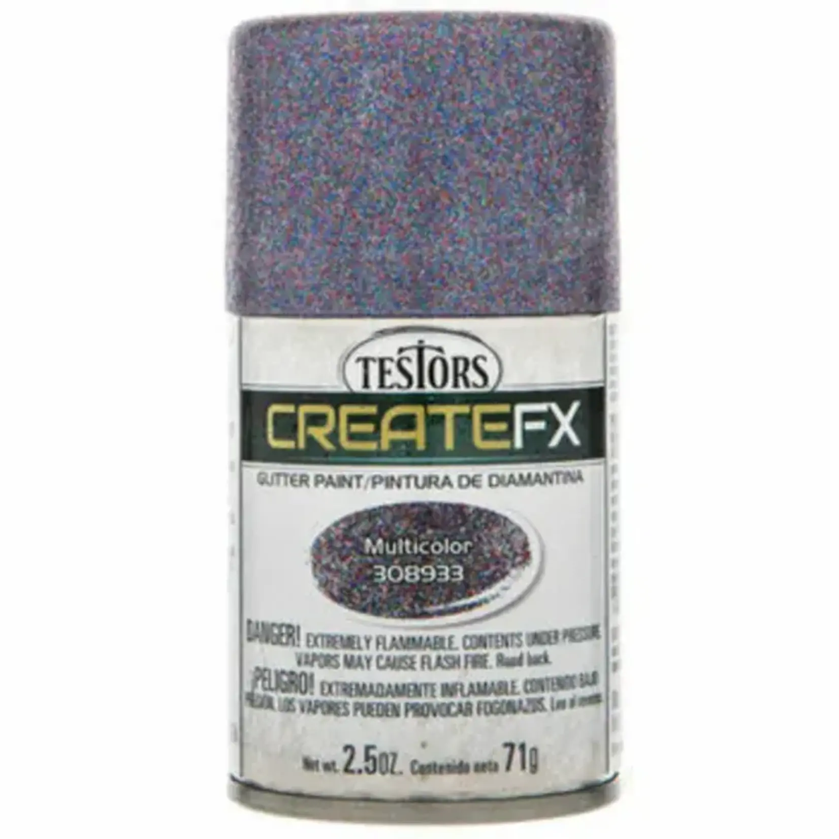 Testors 308933 Fx Glitter Multi-Color 2.5oz