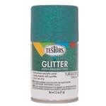 Testors 308934 Fx Glitter Turquoise Spray 2.5oz