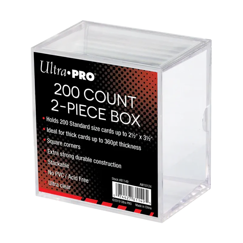 81149 200 Count Clear 2 Piece Box