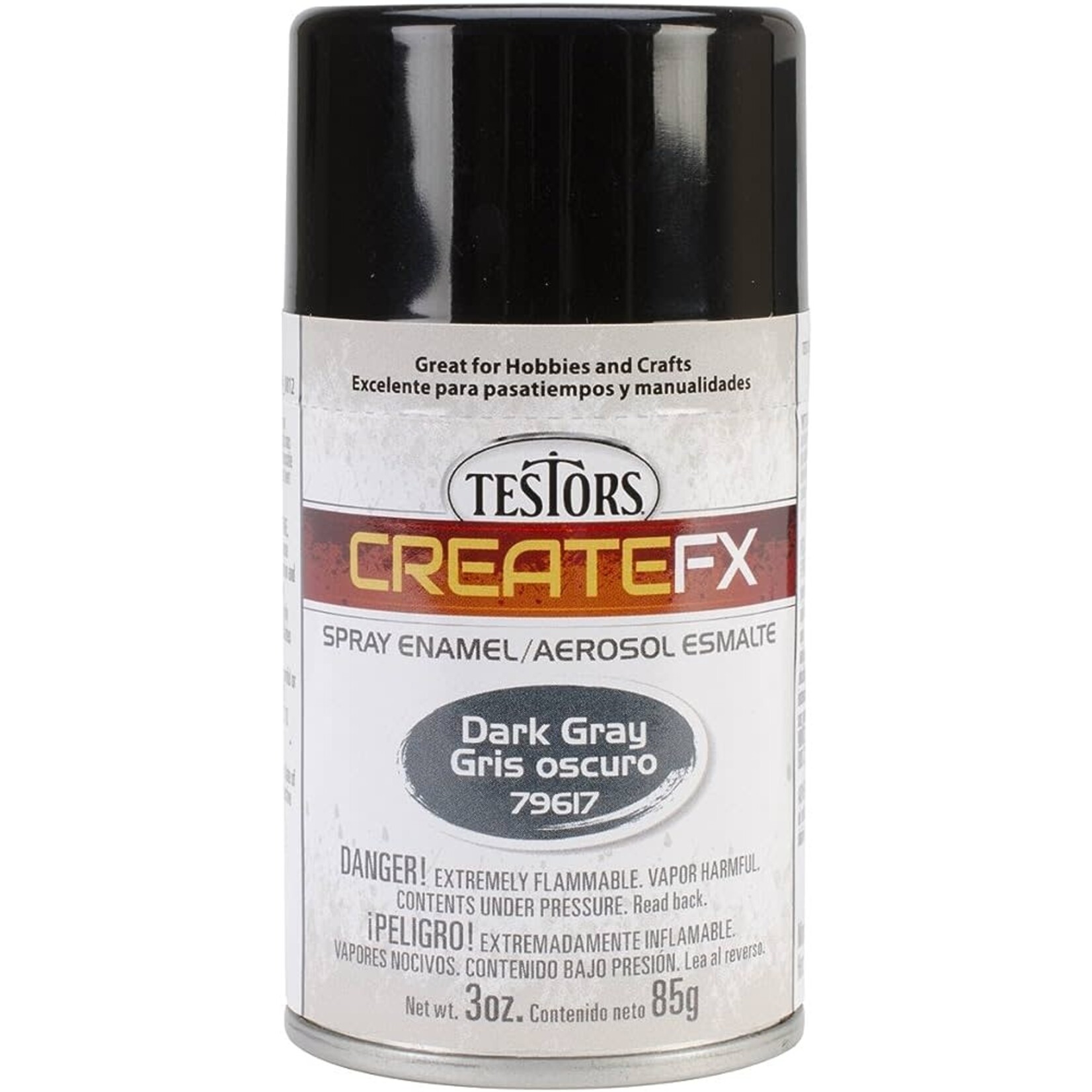 Testors 79617 CreateFX Dark Gray Spray