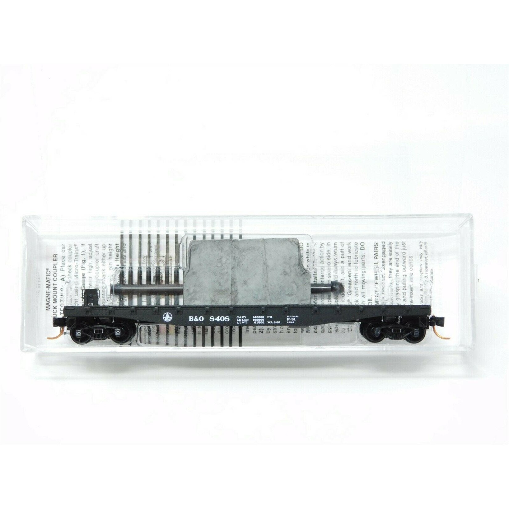 Micro Trains Line 4500420 N SCALE 4500420 B&O FLAT WITH LOAD