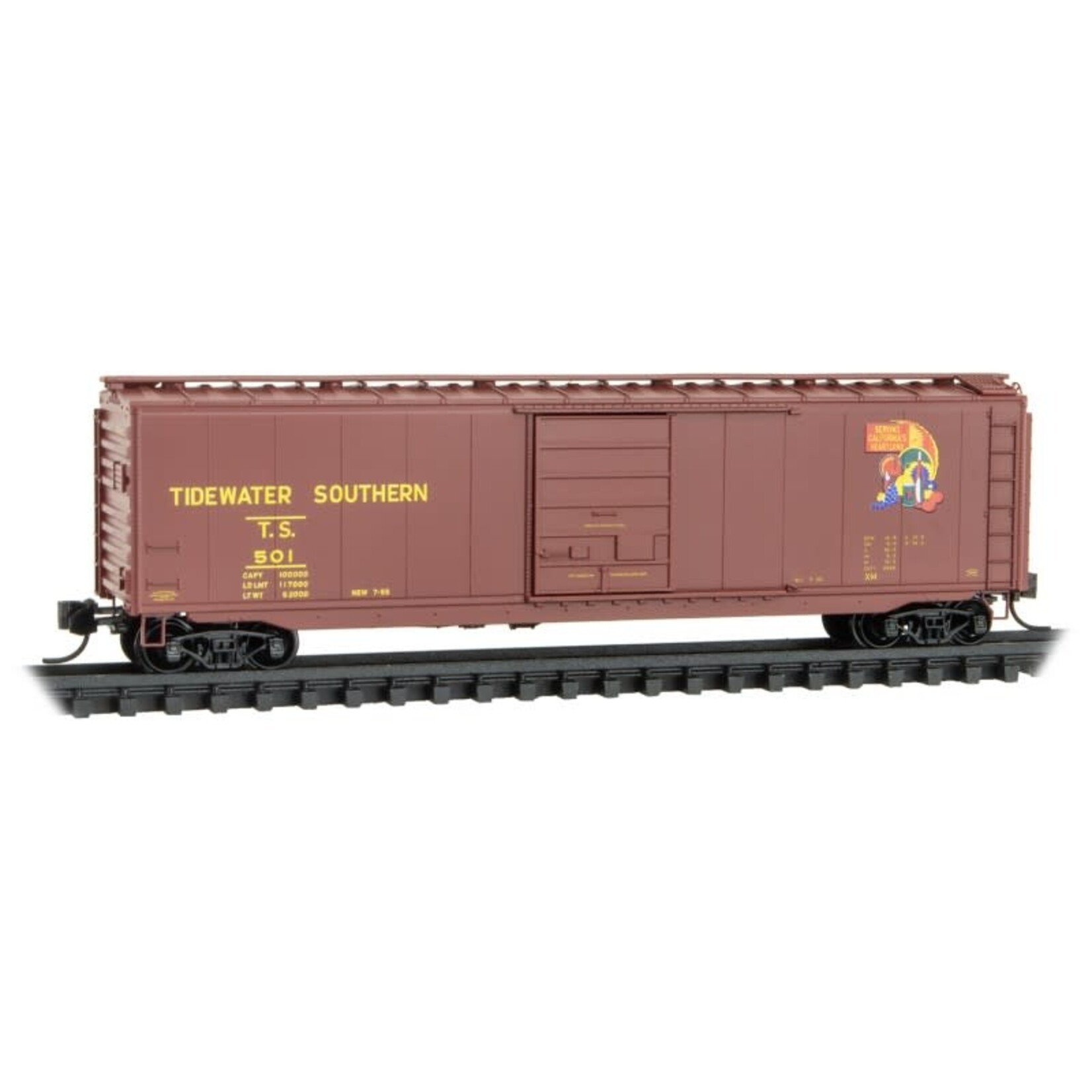 Micro Trains Line 03100570 N Tidewater Southern Boxcar