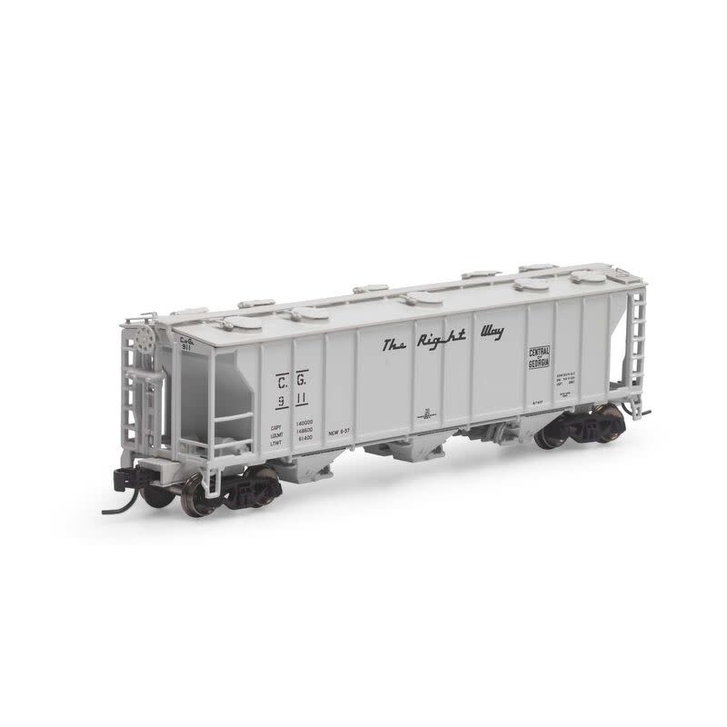 28333 N PS-2 2893 3-Bay Covered Hopper, C of G #911
