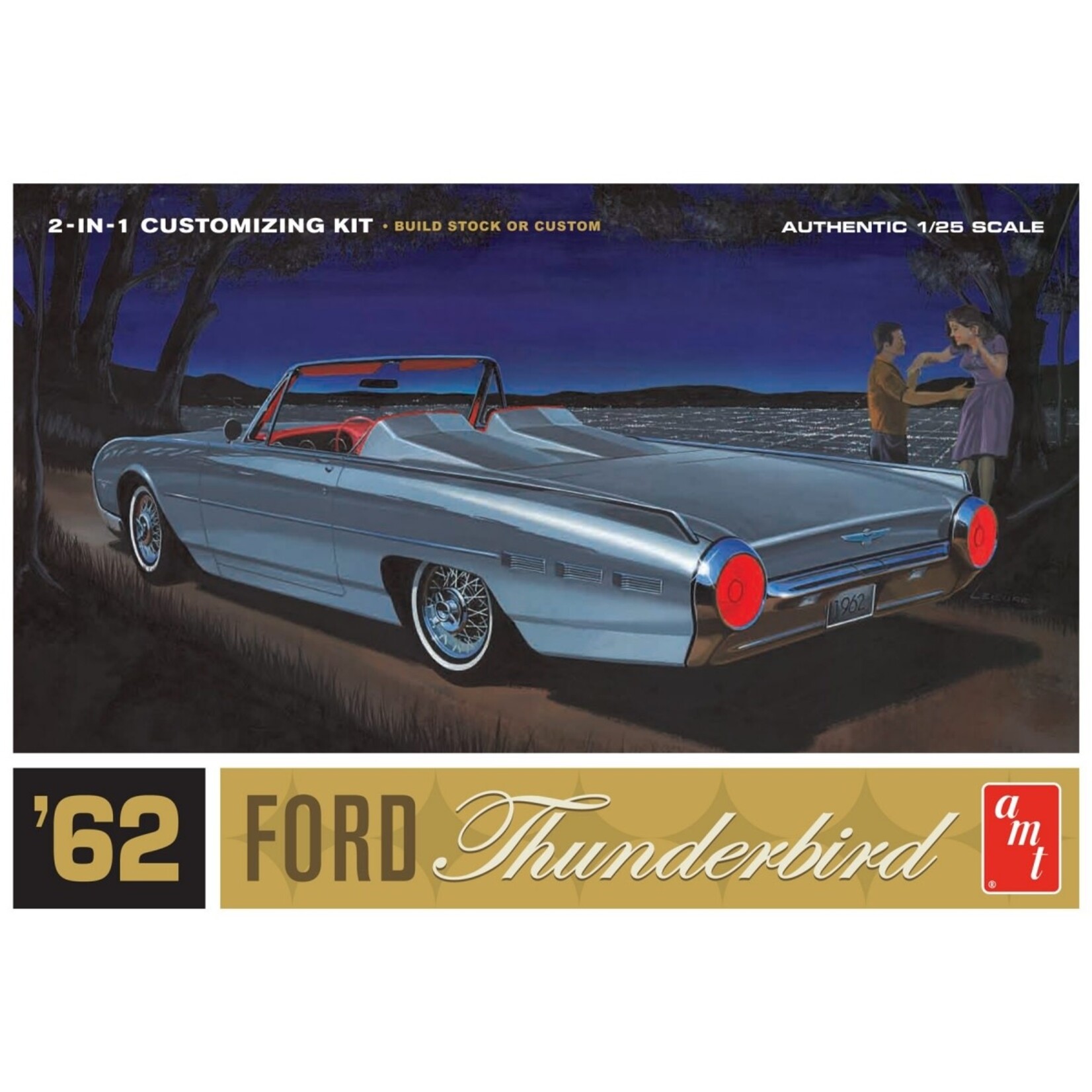 AMT 682 1/25 1962 Ford Thunderbird 2 in 1