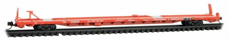 07100592 N Providence & Worcester P&W 105519 TOFC Flat Car