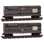 Micro Trains Line 99305820 N Weathered 40' Stock Car Northern Pacific "Pig Palace"