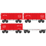 Micro Trains Line 99301770 N CWE Red Line 4-Pack