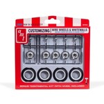 AMT PP033 1/25 KH 5 Wire Wheels & 4 Whitewall Tires Customizing Pack