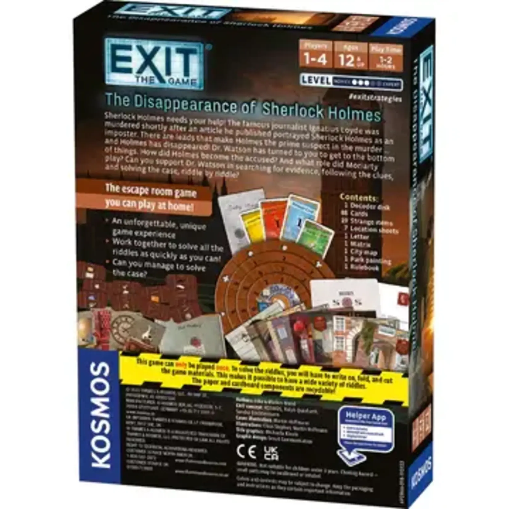 Thames & Kosmos 692866 Exit: The Disappearance of Sherlock Holmes