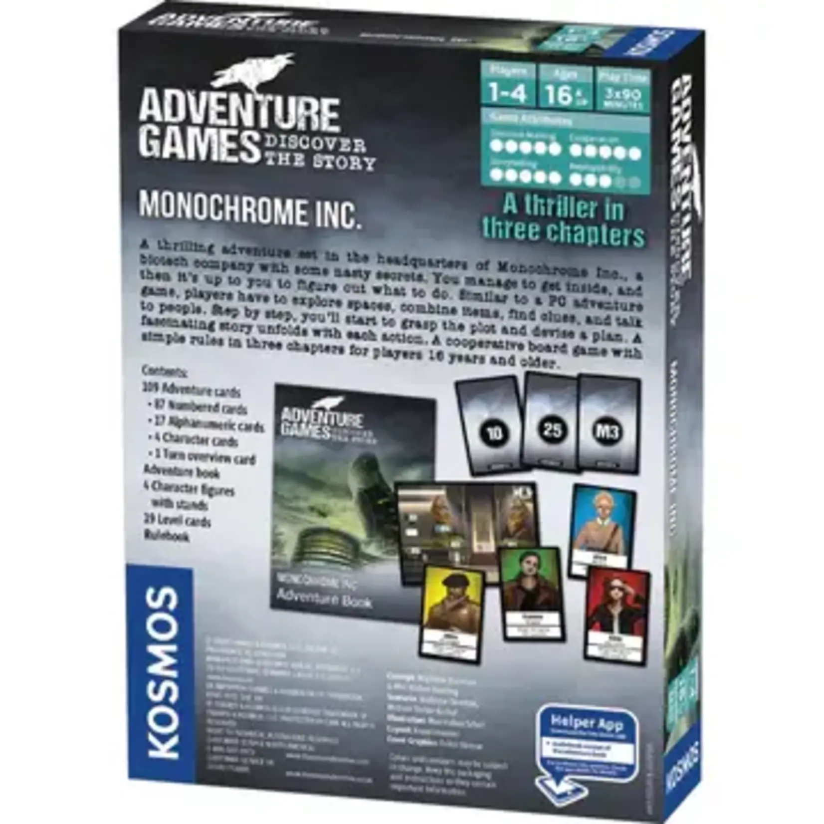 Thames & Kosmos 695132 Adventure Games: Monochrome Inc