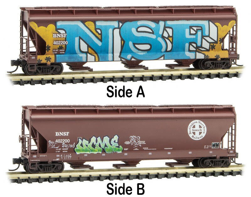 09444430 N BNSF Weathered Hopper