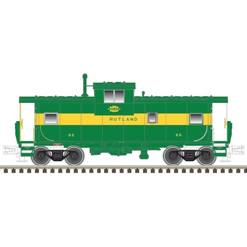 50004132 N Extended Vision Caboose, Rutland #50
