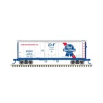 Atlas 50005648 N 40' Plug Door Box Car PBR 1079 (White/Blue/Red)