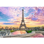 TREFL Romantic Sunset - Eiffel Tower, Paris, France - 1000 Piece Puzzle
