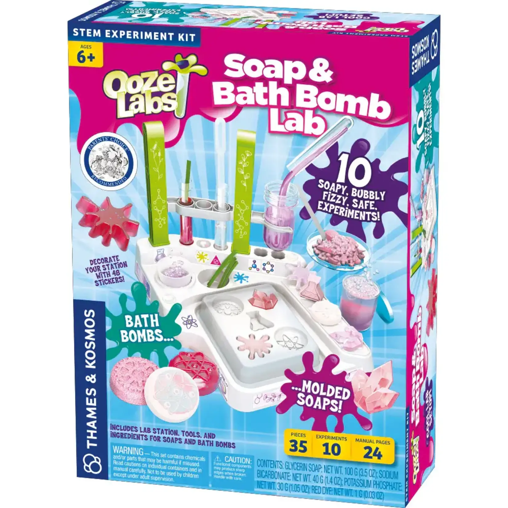 Thames & Kosmos 642107 Ooze Labs: Soap & Bath Bomb Lab