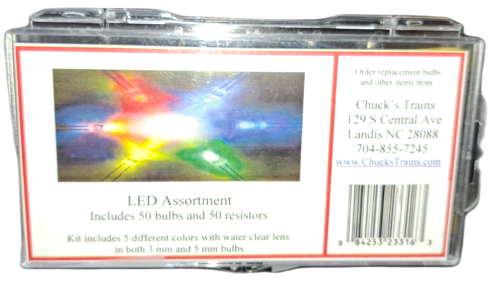 363 LED Bulb Kit Includes 50 Assorted 3mm and 5mm Bulbs & 50