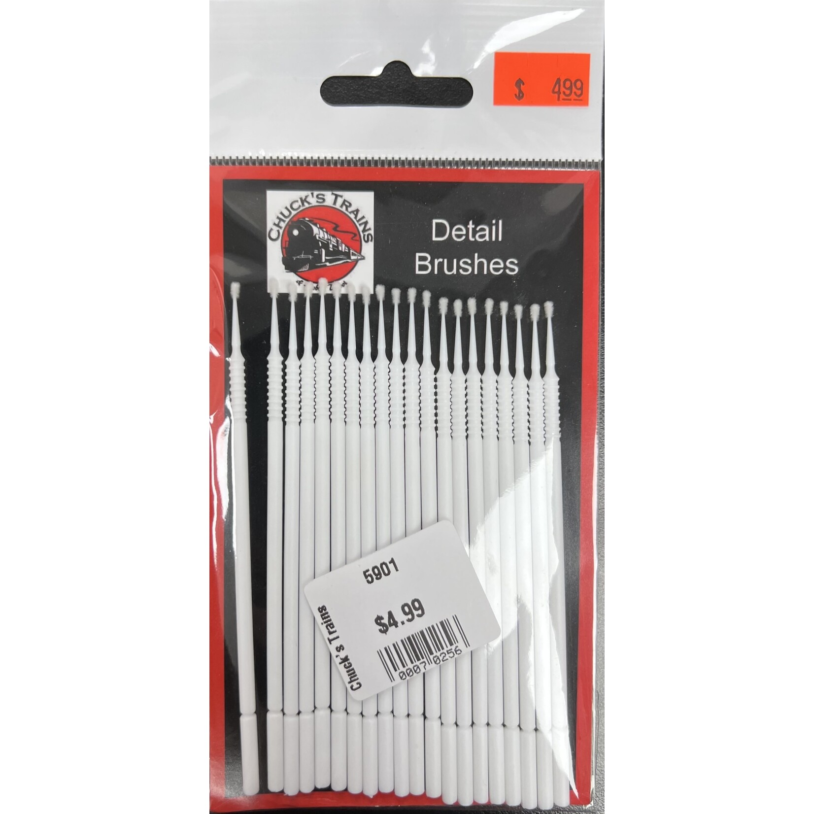 5901 Fine Detail Brushes - 20 Count - White