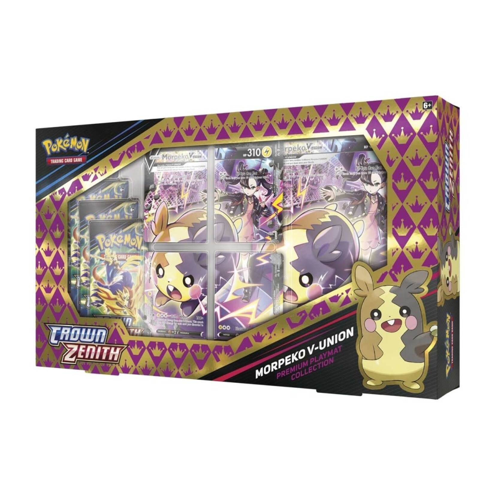 Pokemon 85181 Pokemon Crown Zenith Morpeko V-Union Playmat Collection