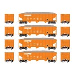 Athearn 1765 N 40' Outside Braced Hopper/Load, NS (4) 1