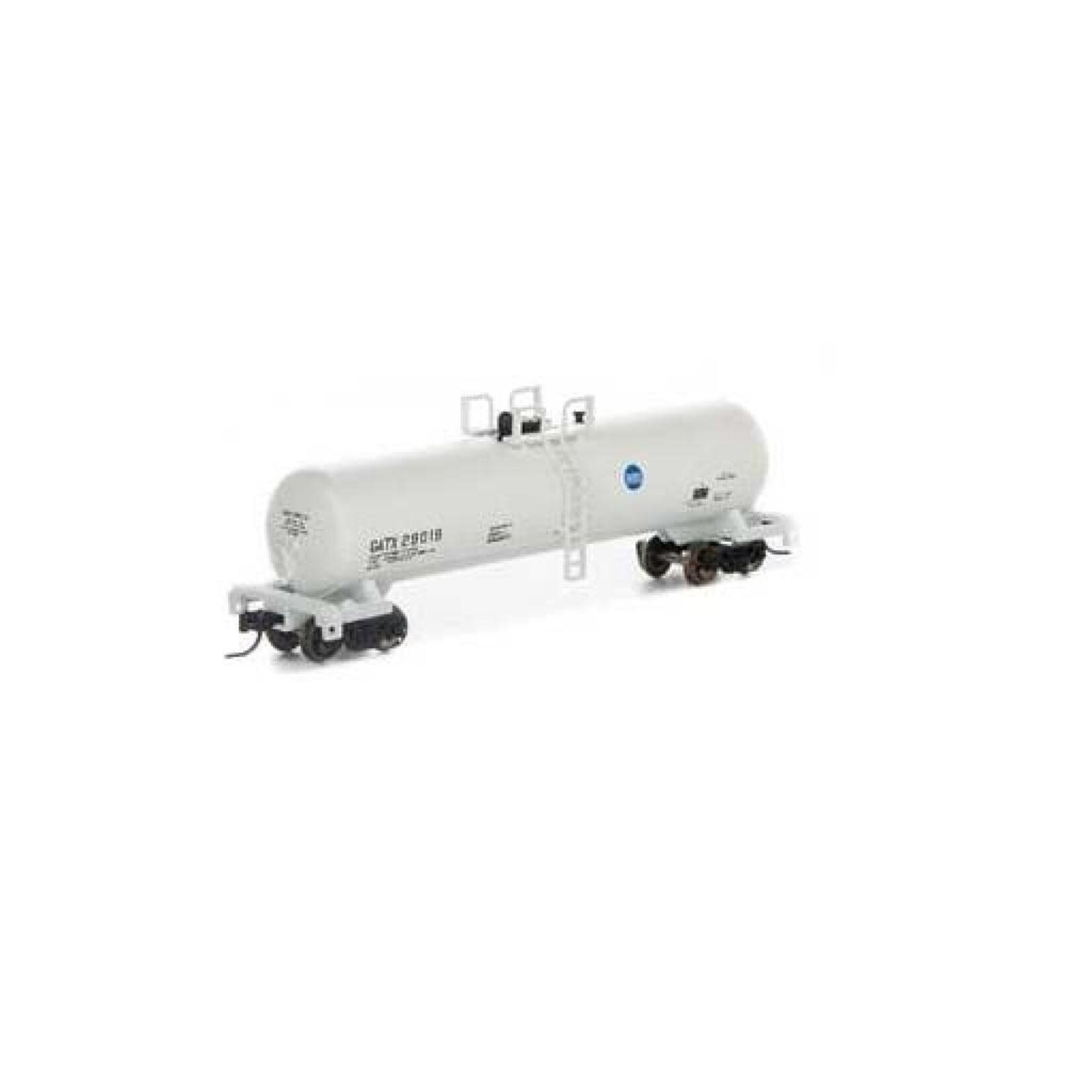 Athearn 17602 N GATC 20 000-Gal Acid Tank GATX White 29019