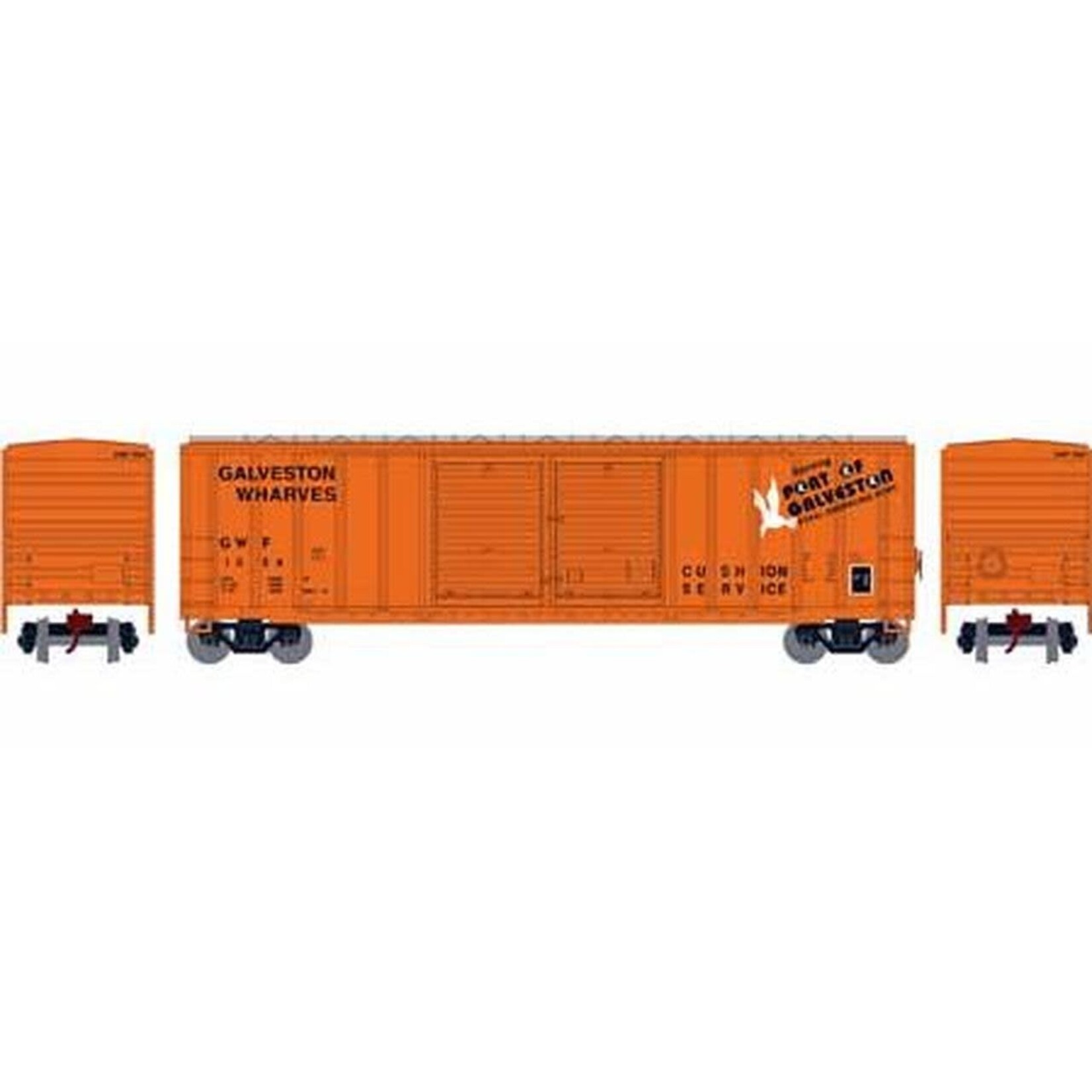 Athearn 17557 N 50' FMC Double Door Box GWF 1142
