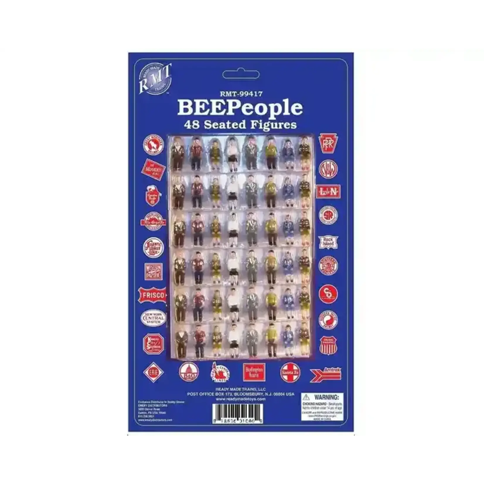 Ready Made Trains 99417 O Seated Figures - 48 Piece