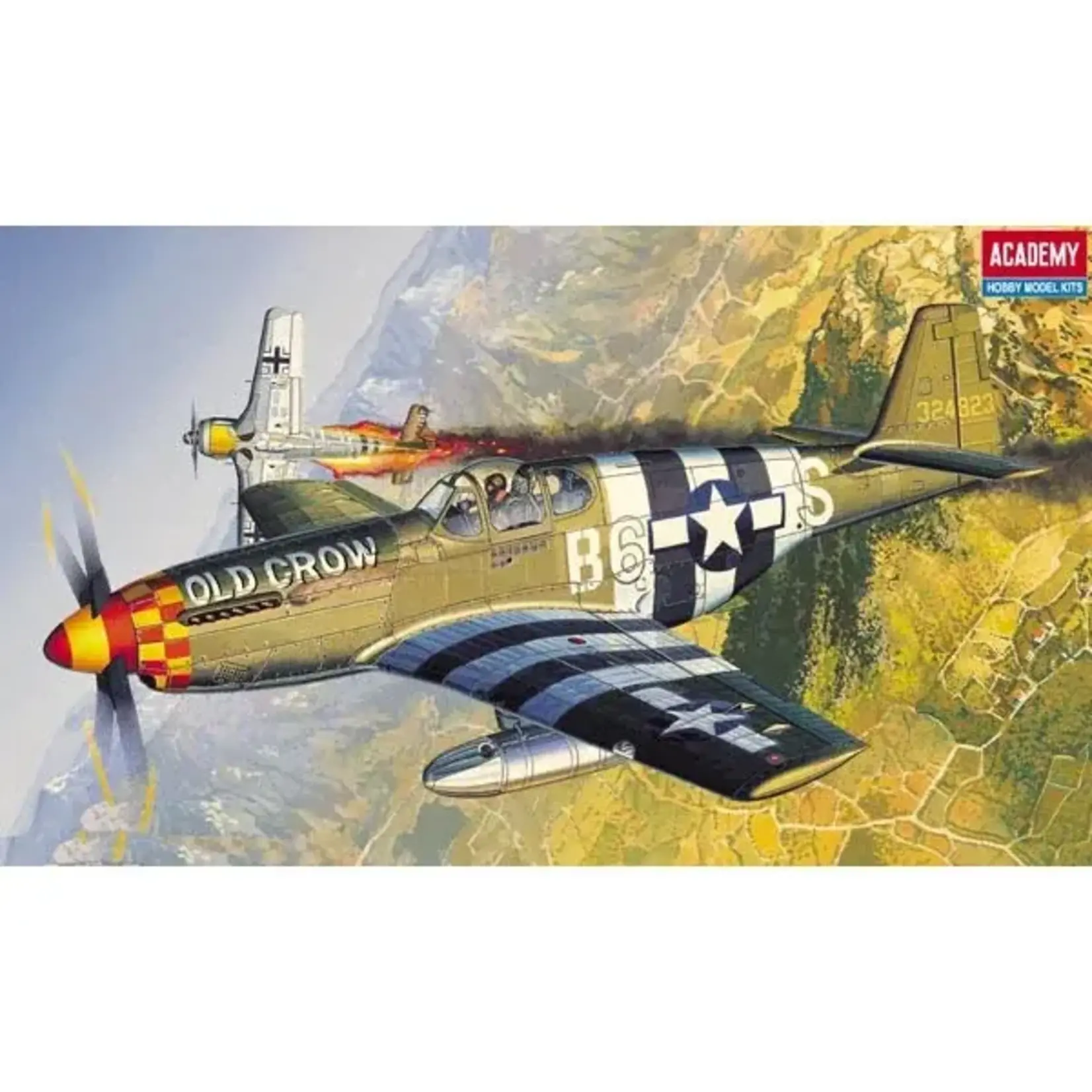Academy 12464 1/72 P51B Mustang Fighter
