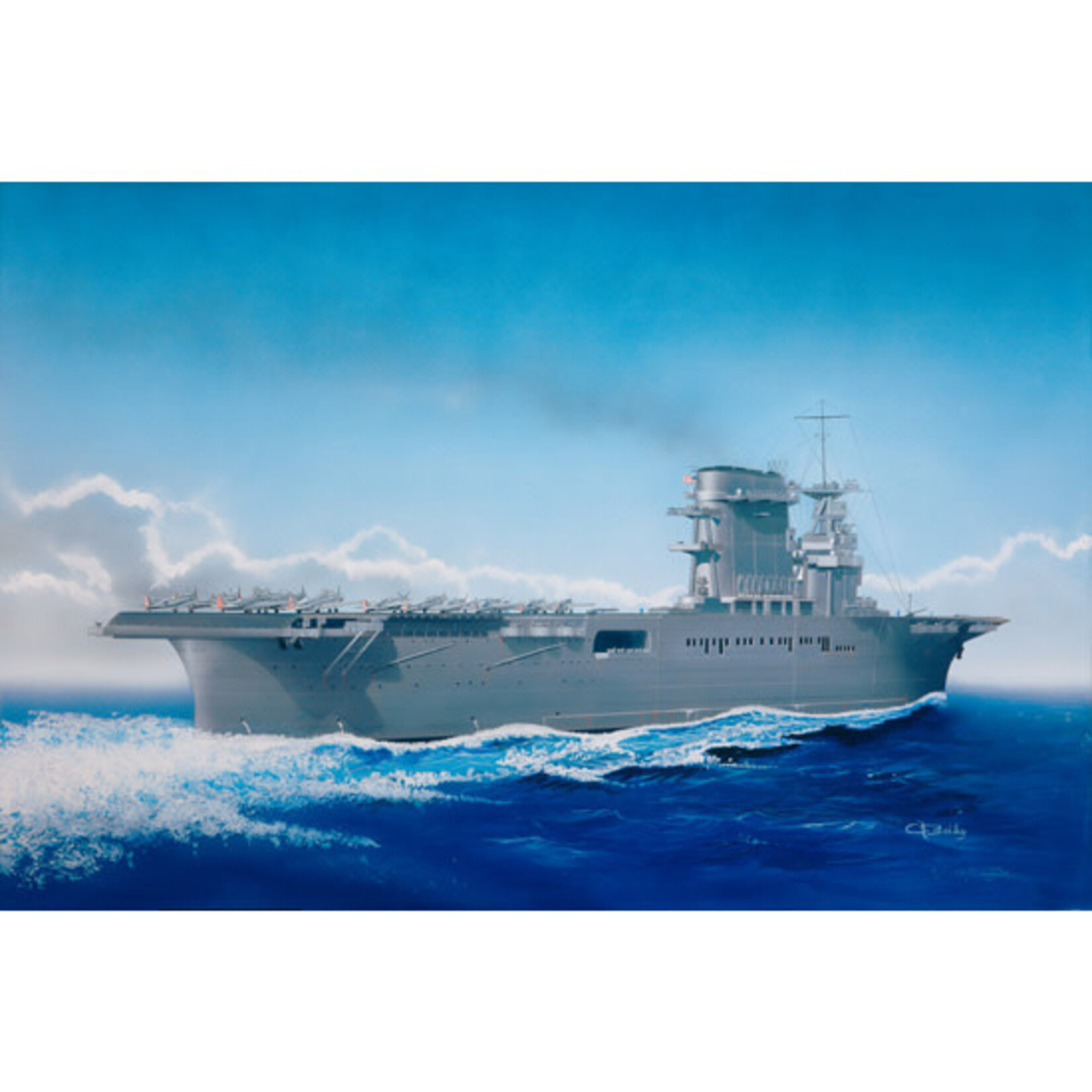 Trumpeter 5716 1/700 USS Lexington CV2 Aircraft Carrier May 1942