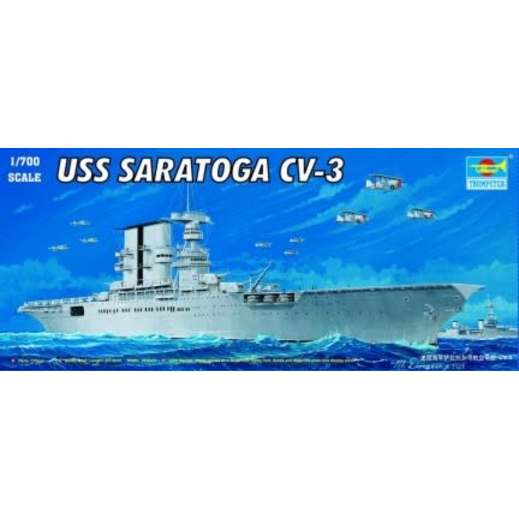 Trumpeter 5738 1/700 USS Saratoga CV3 Aircraft Carrier