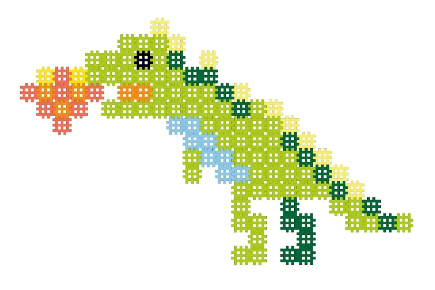 Micro Waffle - Dinosaur - 150 Pieces