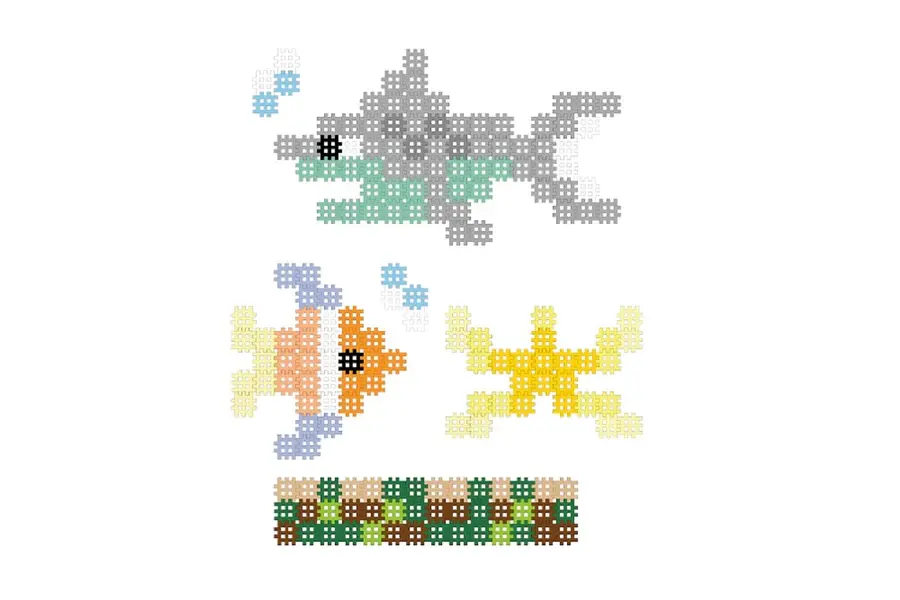 Micro Waffle - Sea Set - 230 Pieces