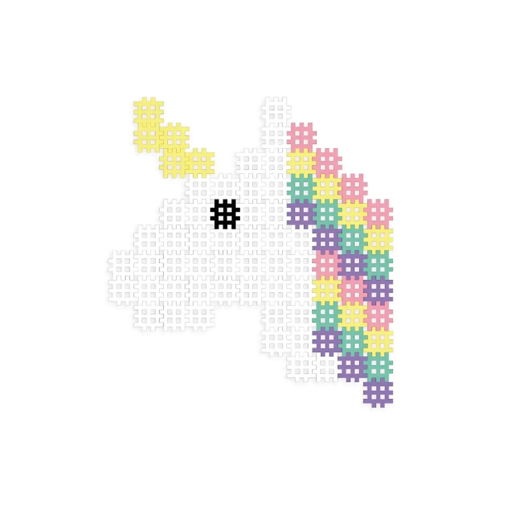 Marioinex Micro Waffle - Unicorn - 80 Pieces
