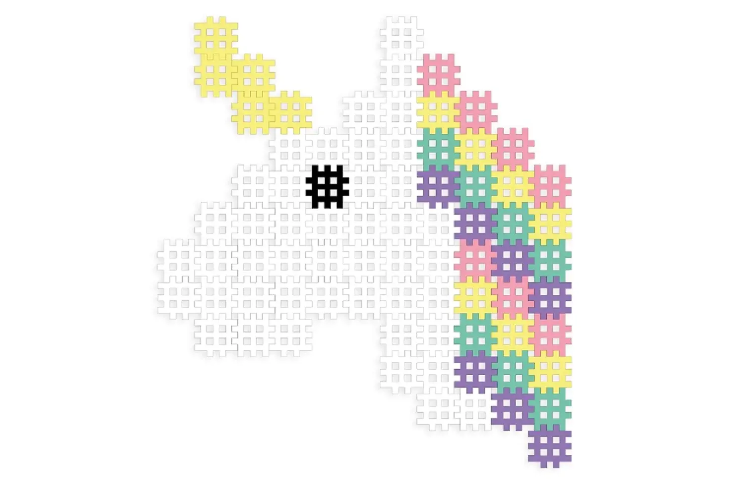 Micro Waffle - Unicorn - 80 Pieces