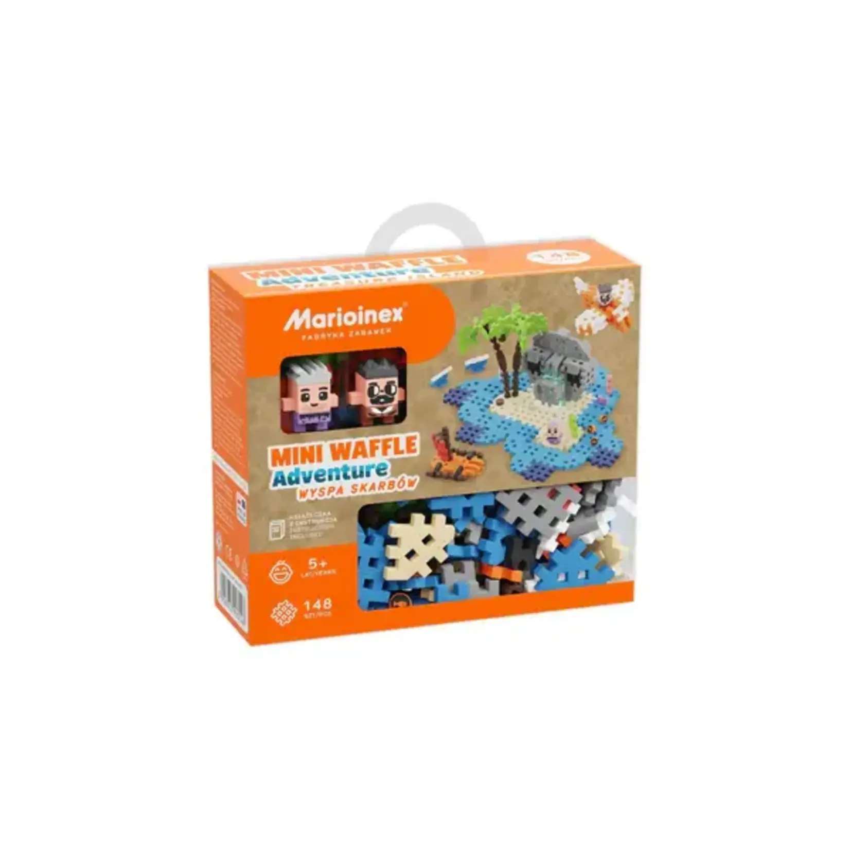 Marioinex Mini Waffle Adventure - Treasure Island - 148 Pieces