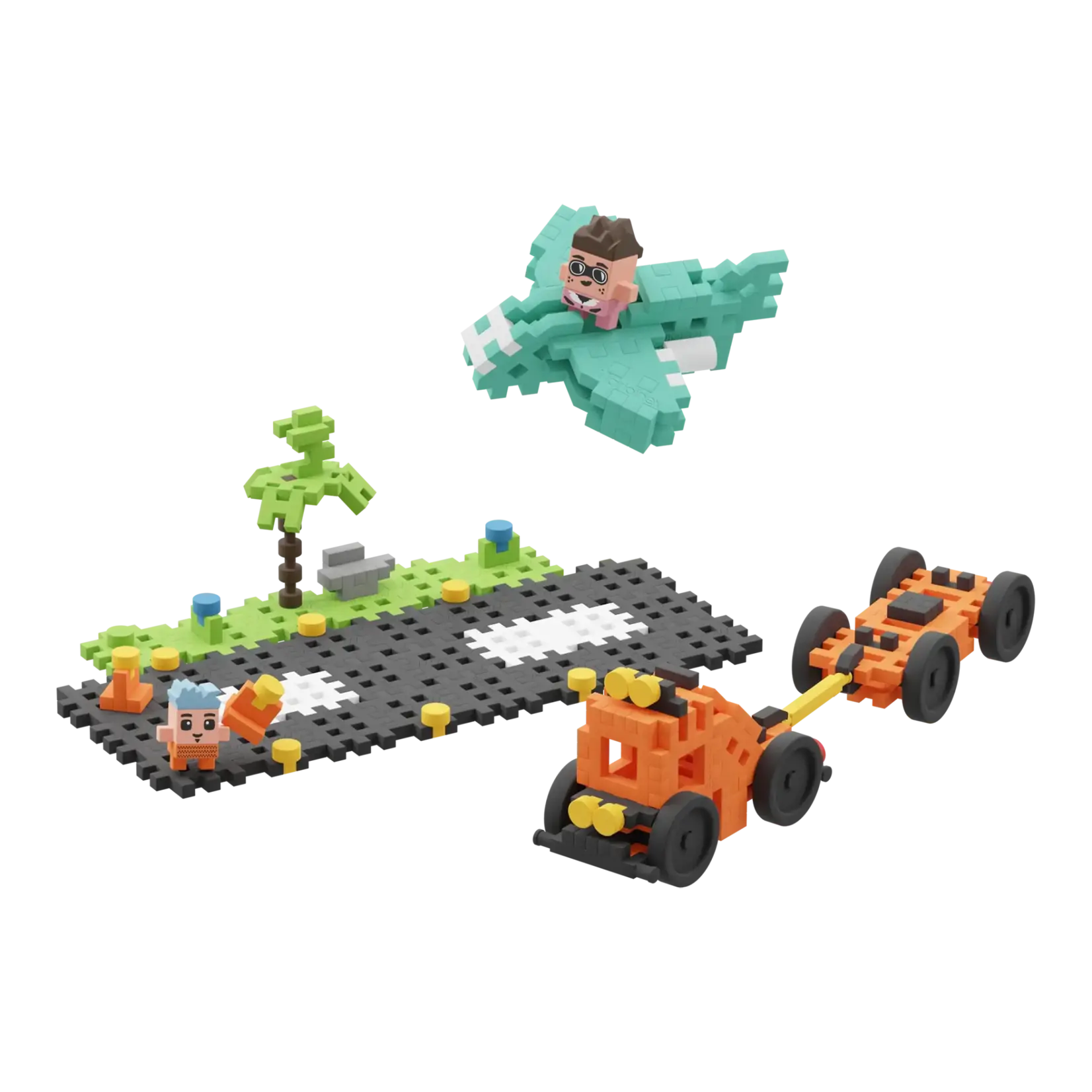Marioinex Mini Waffle City - Air Show - 148 Pieces