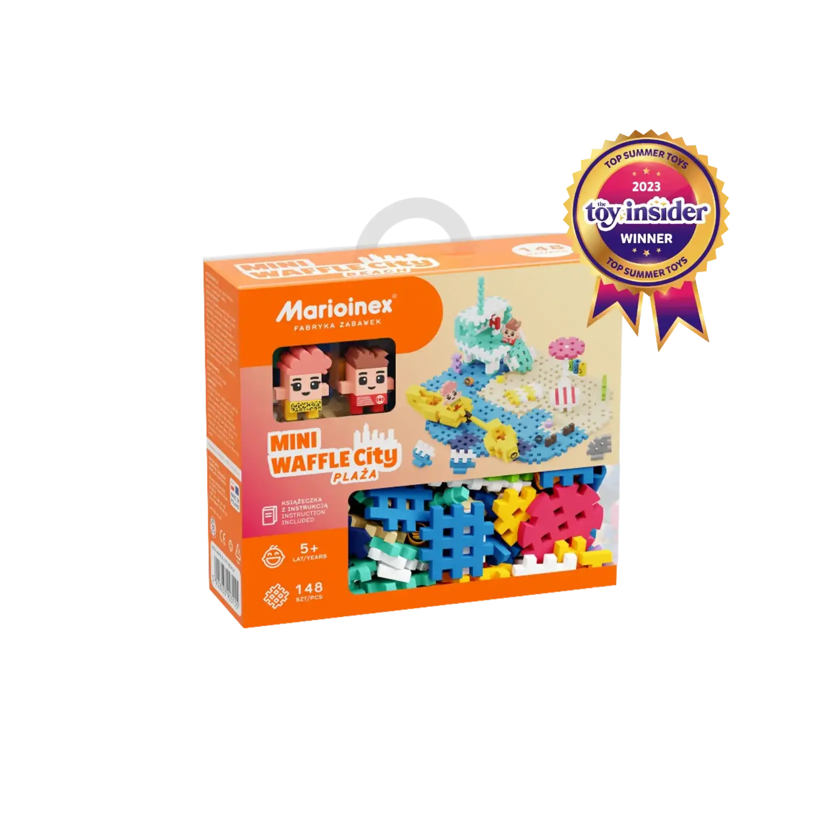 Marioinex Mini Waffle City - Beach - 148 Pieces