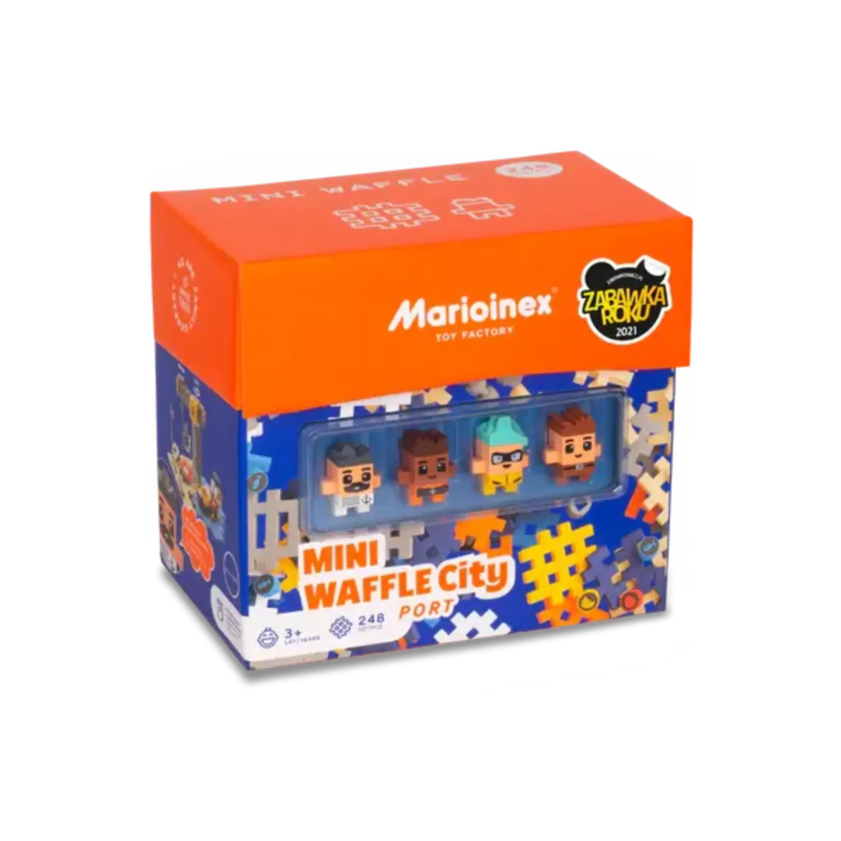 Marioinex Mini Waffle City - Port - 248 Pieces