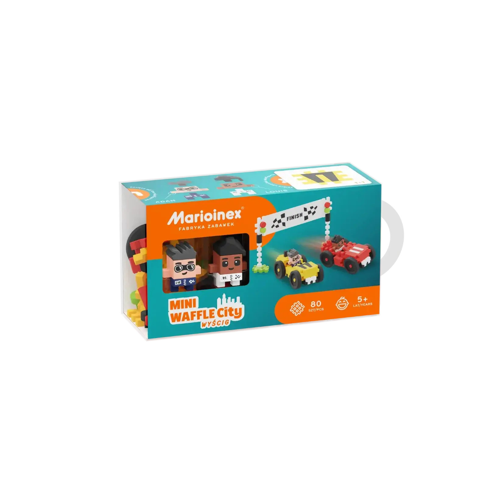 Marioinex Mini Waffle City - Race - 80 Pieces