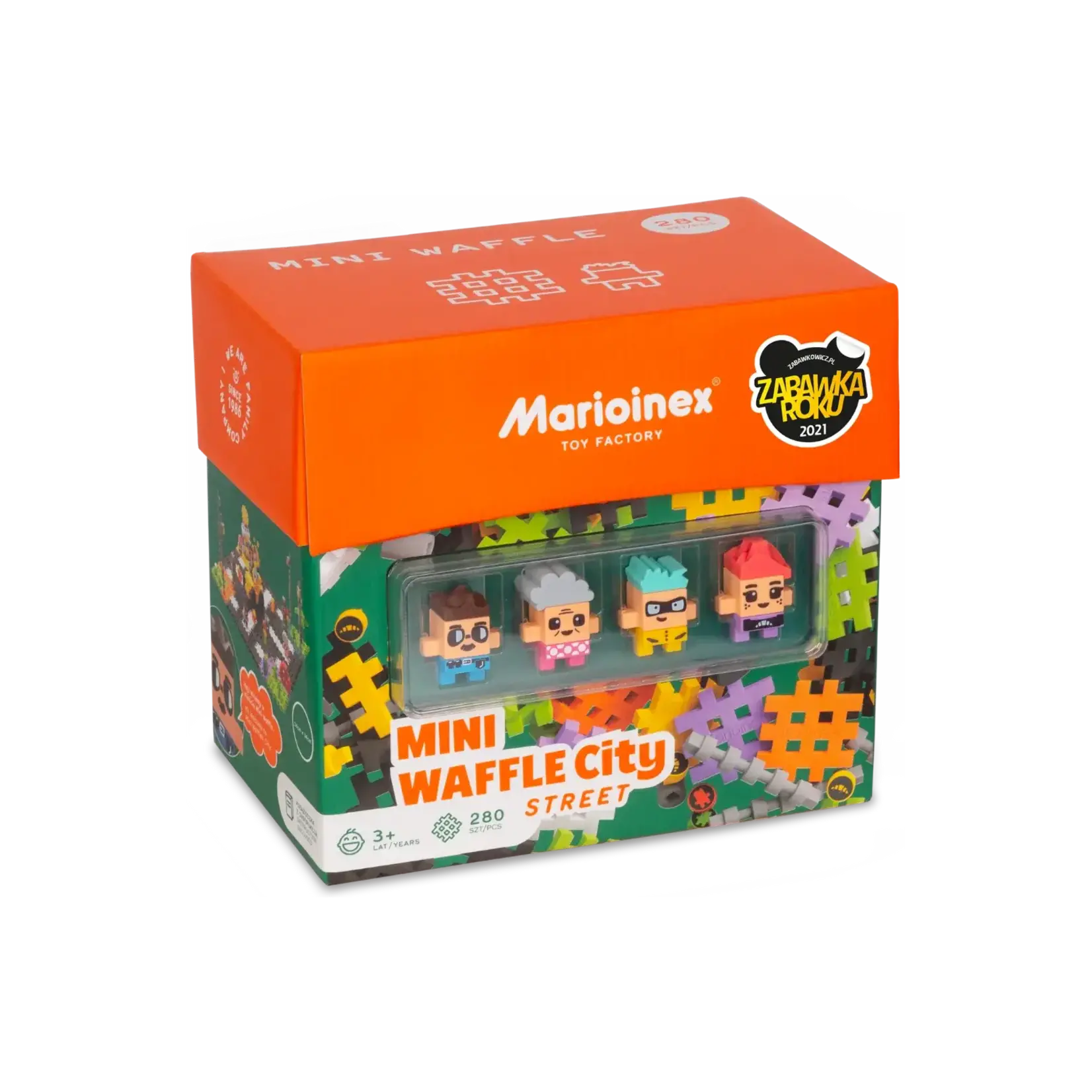 Marioinex Mini Waffle City - Street - 280 Pieces