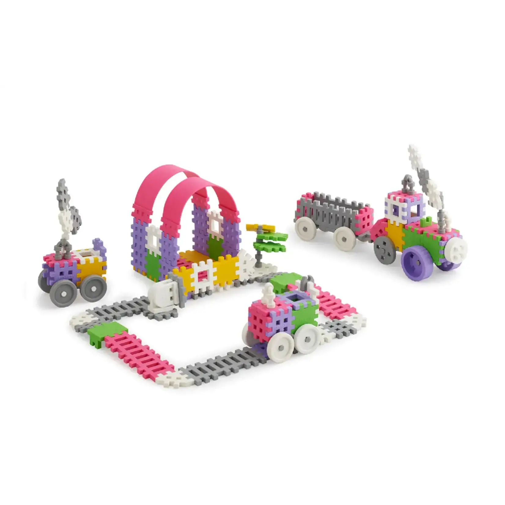 Marioinex Mini Waffle Constructor - 140 Pieces - Pink