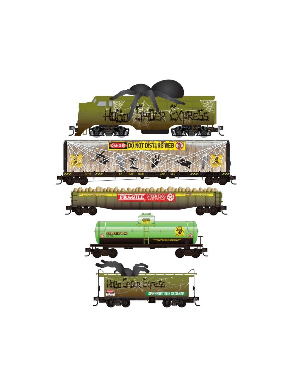 99321350 N Spider Express Train Set - Chuck's Trains & Hobby Depot