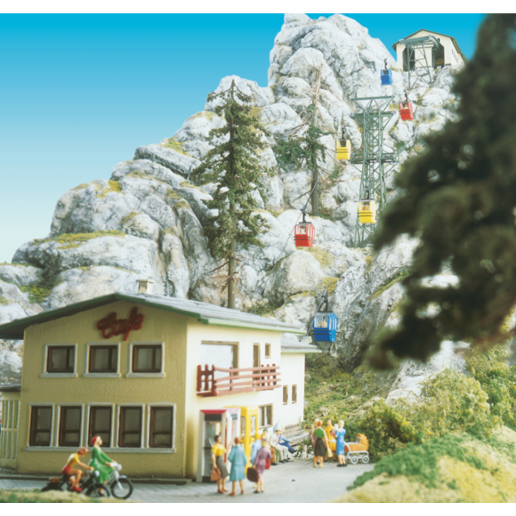 Brawa 6280 HO Kanzelwand Cableway Set