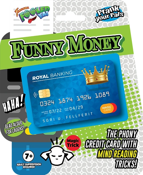 1089 Fooled Ya! Funny Money - Magic Credit Card