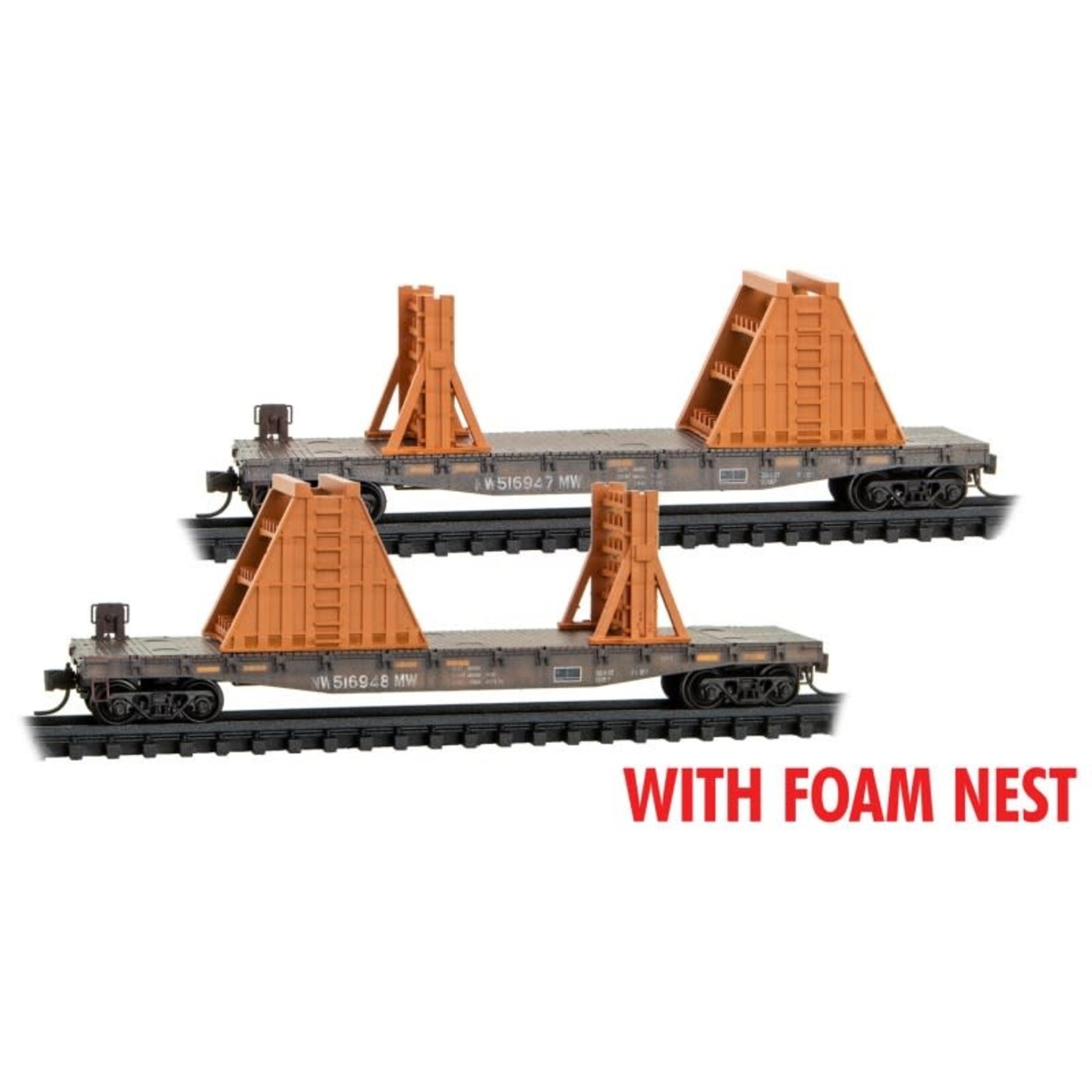 Micro Trains Line 99302222 N NS Ribbon Rail 2 Pack (Foam Insert)